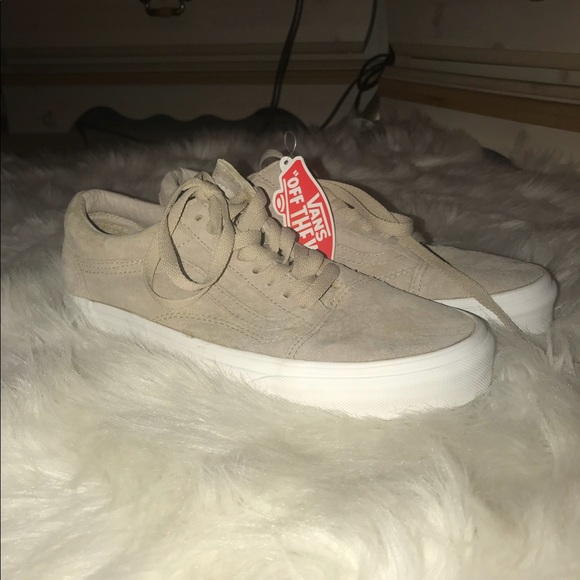 taupe vans old skool
